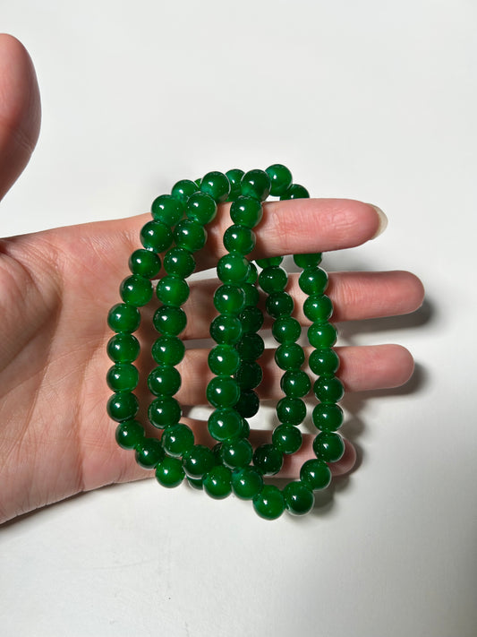 Pickle Green Beaded Bracelet