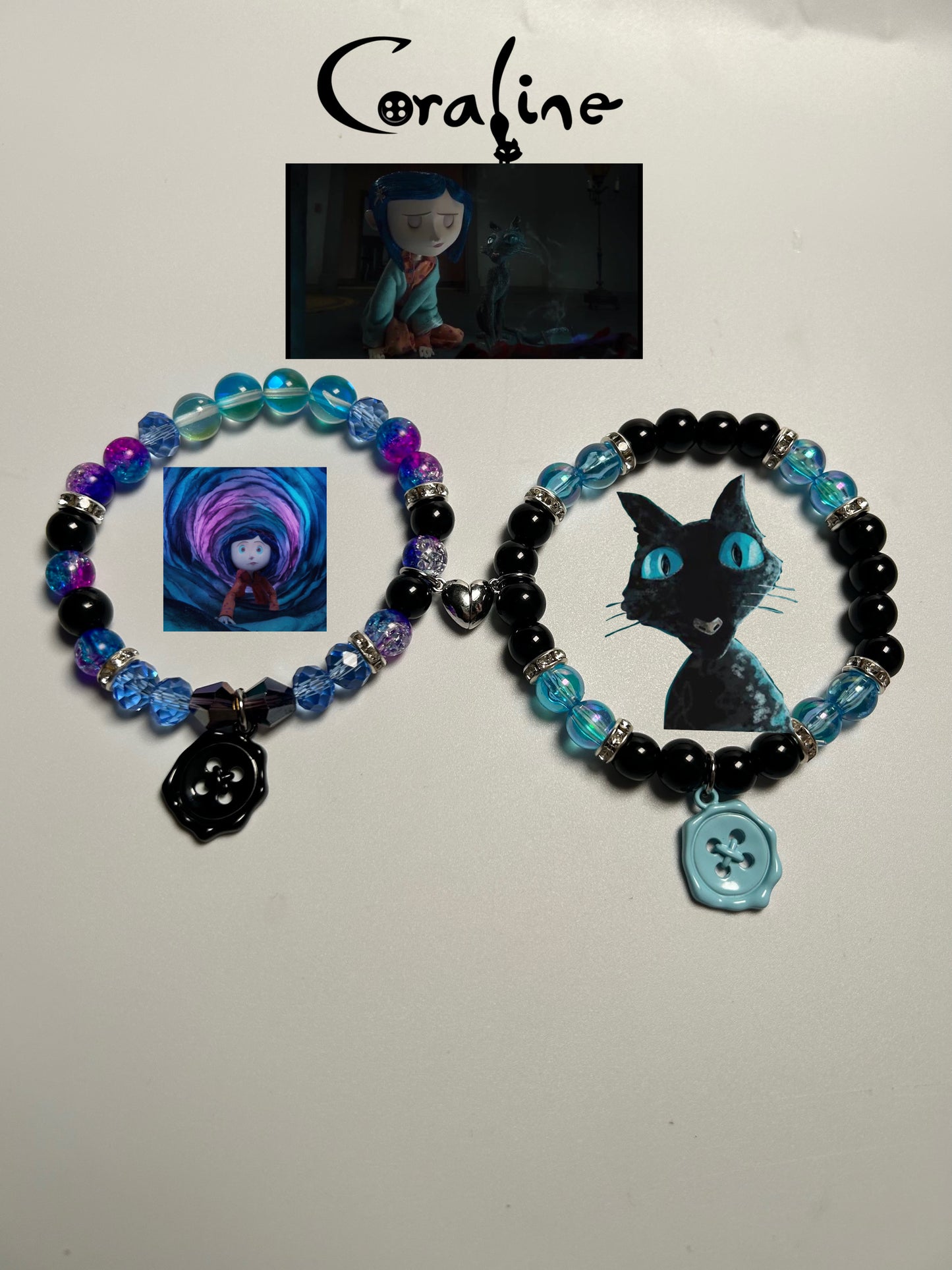 Coraline and Cat Bracelet